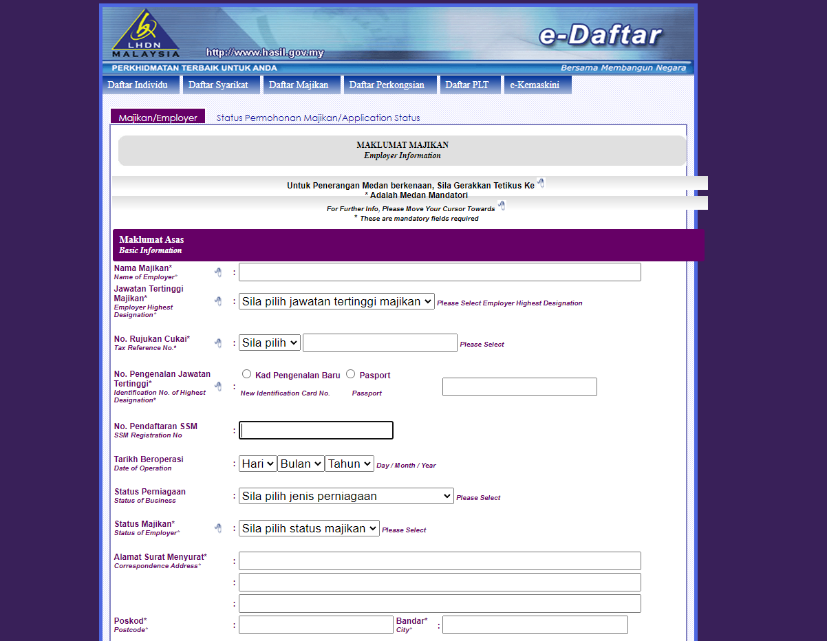 how-to-register-lhdn-employer-tax-file-number-no-majikan-bossboleh